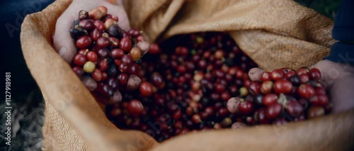 Coffee Farming Production Colombia Organic Beans 