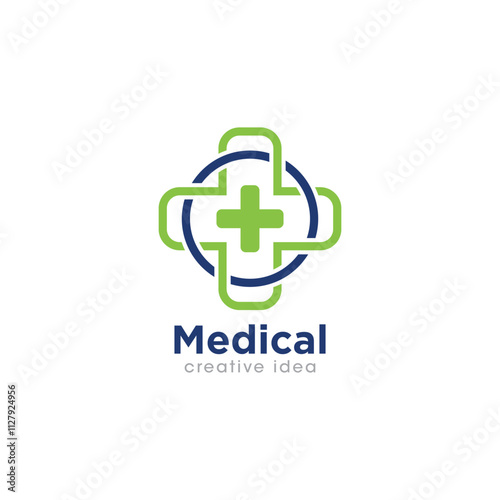 Creative Medical and Healthcare Concept Logo Design Template