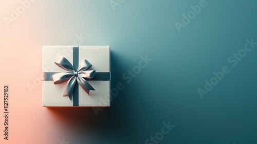 Stylish gift box with geometric patterns modern home setting high-quality gigapixel image minimalist environment elevated viewpoint unique concept for gifting and decor inspiration