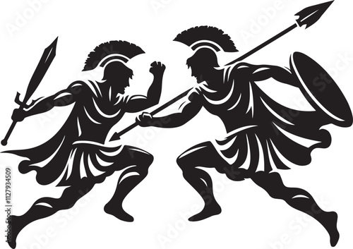Battle of gladiators