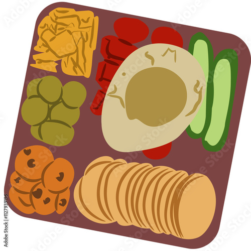 meal prep illustration