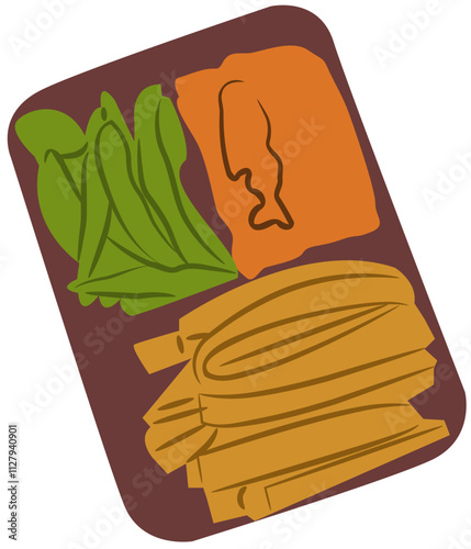 meal prep illustration