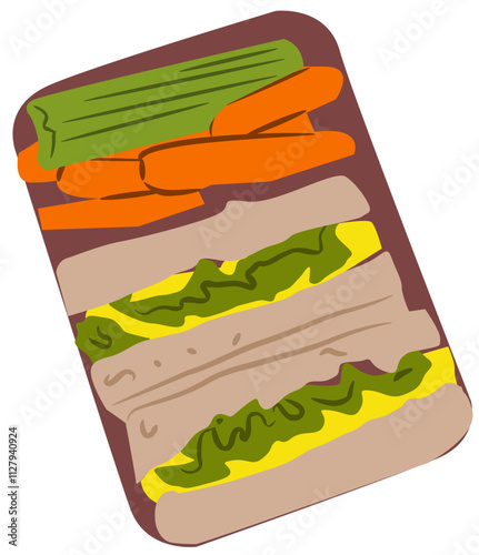 meal prep illustration