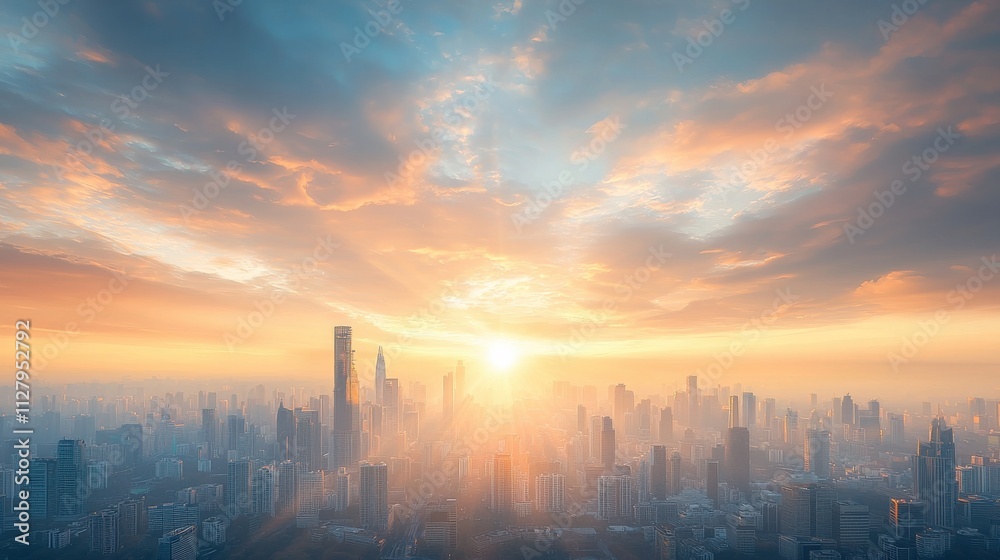 Breathtaking romantic cityscape at sunset serene skyline view gigapixel landscape photography urban environment captivating atmosphere for dreamy travel inspiration Breathtaking romantic cityscape at sunset serene skyline view gigapixel landscape photography urban environment captivating atmosphere for dreamy travel inspiration