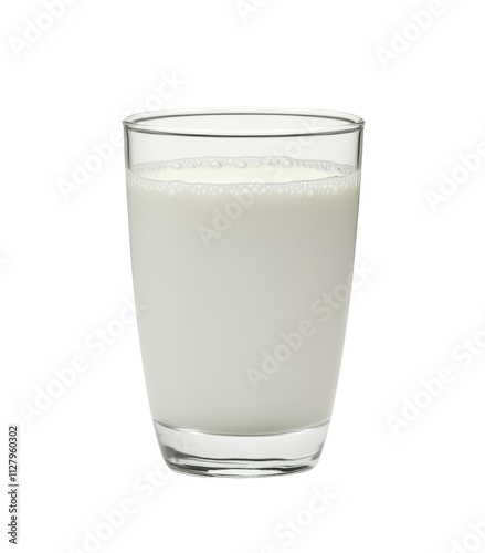 High-Quality PNG of Fresh milk in the glass on transparent png Isolated on White Background – High Resolution photo