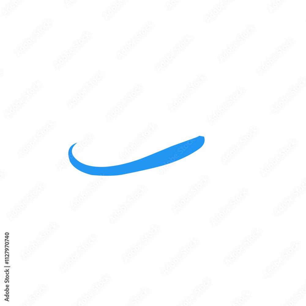 blue swirl swoosh element blue swirl swoosh element