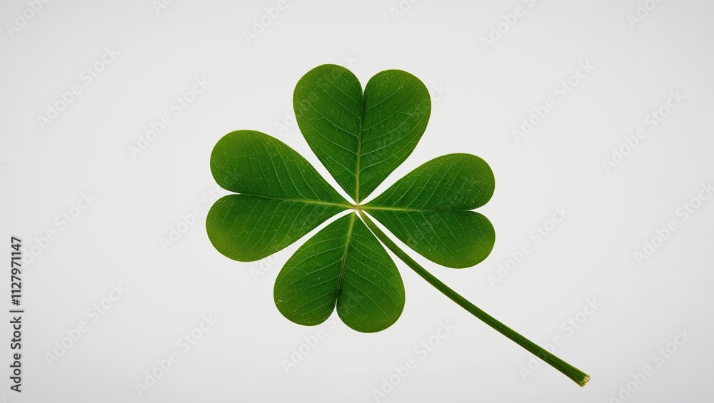 Isolated clover on a clear or white background, a symbol for St. Patrick's Day Isolated clover on a clear or white background, a symbol for St. Patrick's Day