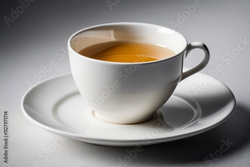 Wallpaper Mural there is a cup of tea on a saucer on a table Torontodigital.ca