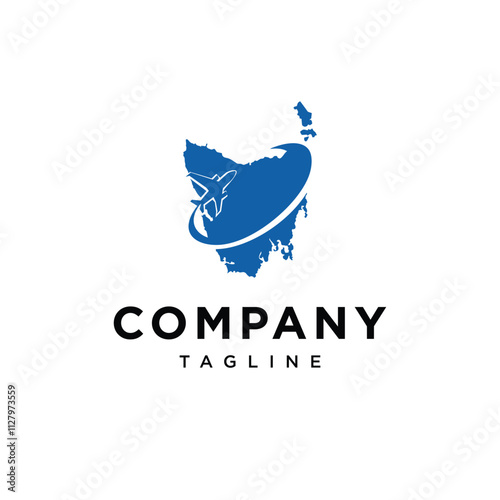 Tasmania Travel Logo Icon Vector