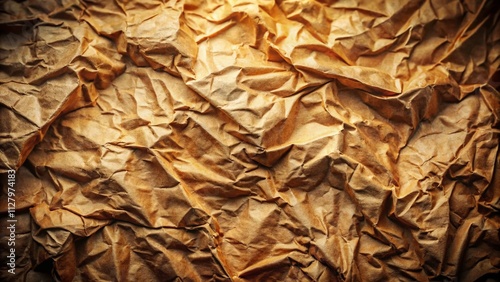 Vintage Crumpled Paper Texture for Historical and Artistic Projects, Perfect for Backgrounds, Illustrations, and Creative Designs in Various Mediums and Formats