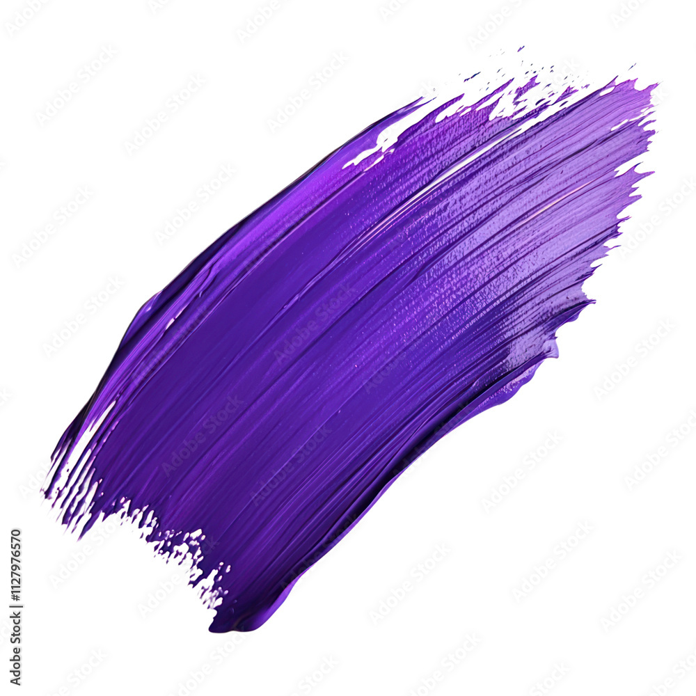 Purple Paint Stroke Abstract