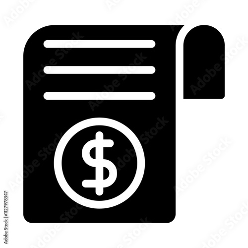 Bill Payment Solid Icon