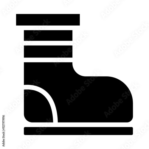 Fishing Boots Solid Icon