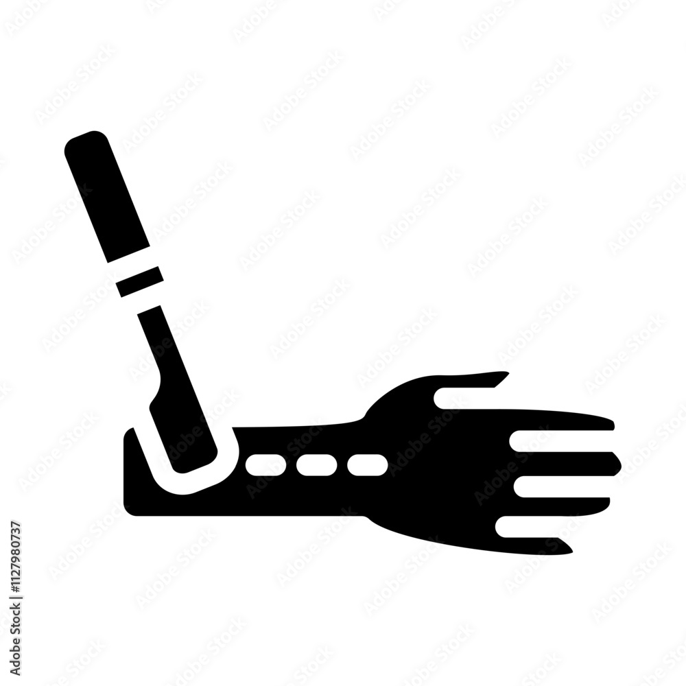 Hand Surgery Solid Icon Hand Surgery Solid Icon