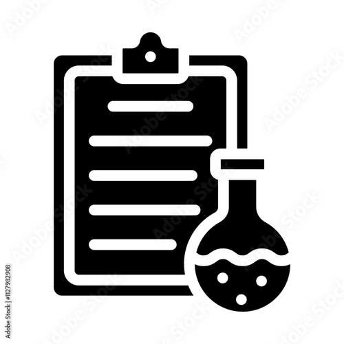 Science Report Solid Icon