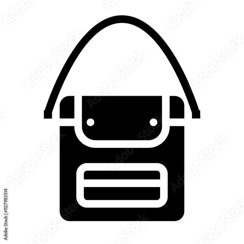 Sling Bag Solid Icon