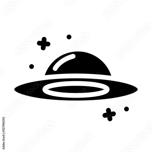 UFO Solid Icon