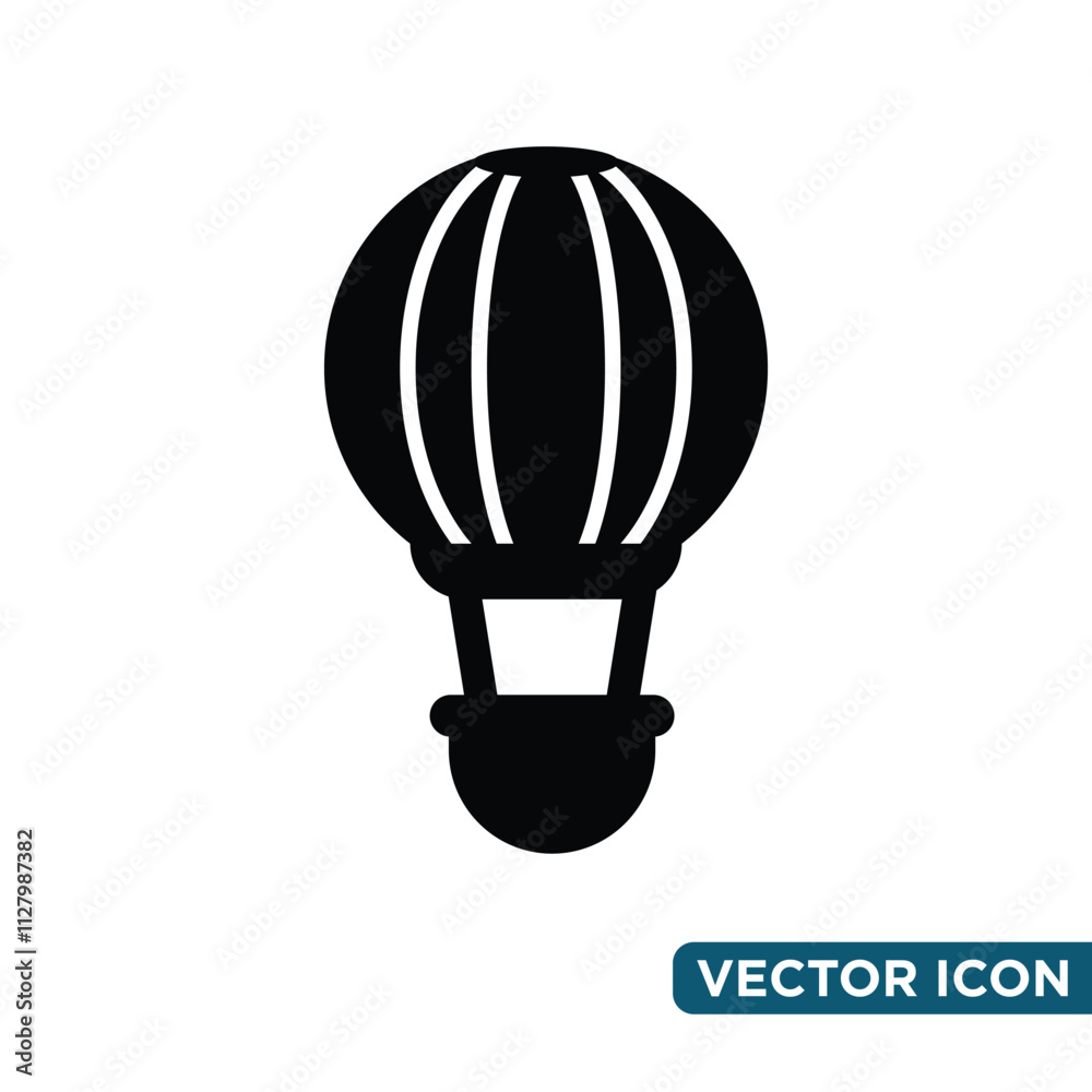 Simple Air Ballon Icon Design Template Simple Air Ballon Icon Design Template