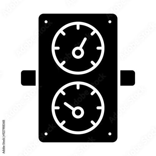 Gauge solid icon