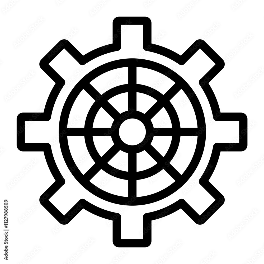 Obraz premium Gear icon