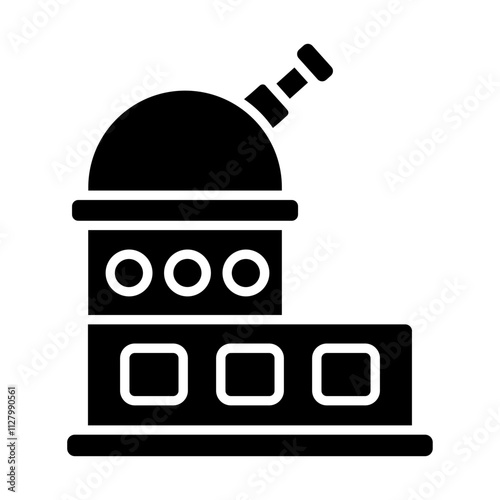 Observatory solid icon