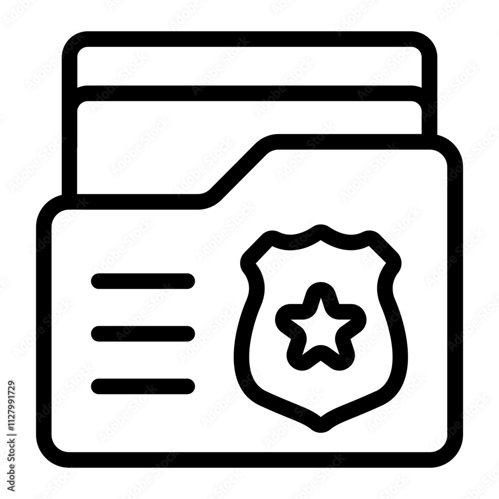 Police Record icon Police Record icon