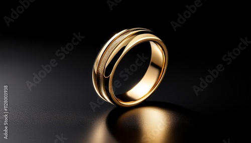 two gold rings