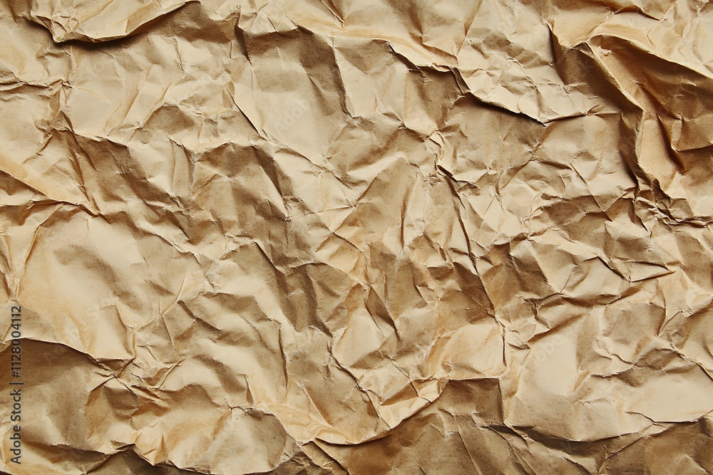 Abstract crumpled and creased recycle brown paper texture background By Kwangmoozaa Abstract crumpled and creased recycle brown paper texture background By Kwangmoozaa
