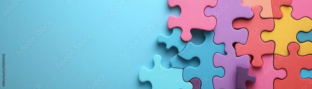 Cohesion flat design top view conflict resolution theme animation colored pastel
