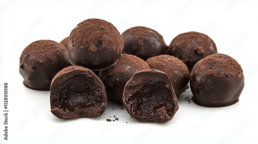 Ultra-realistic ad of gourmet dark chocolate truffles with cocoa powder and luxurious texture details
Ultra-realistic ad of gourmet dark chocolate truffles with cocoa powder and luxurious texture details
