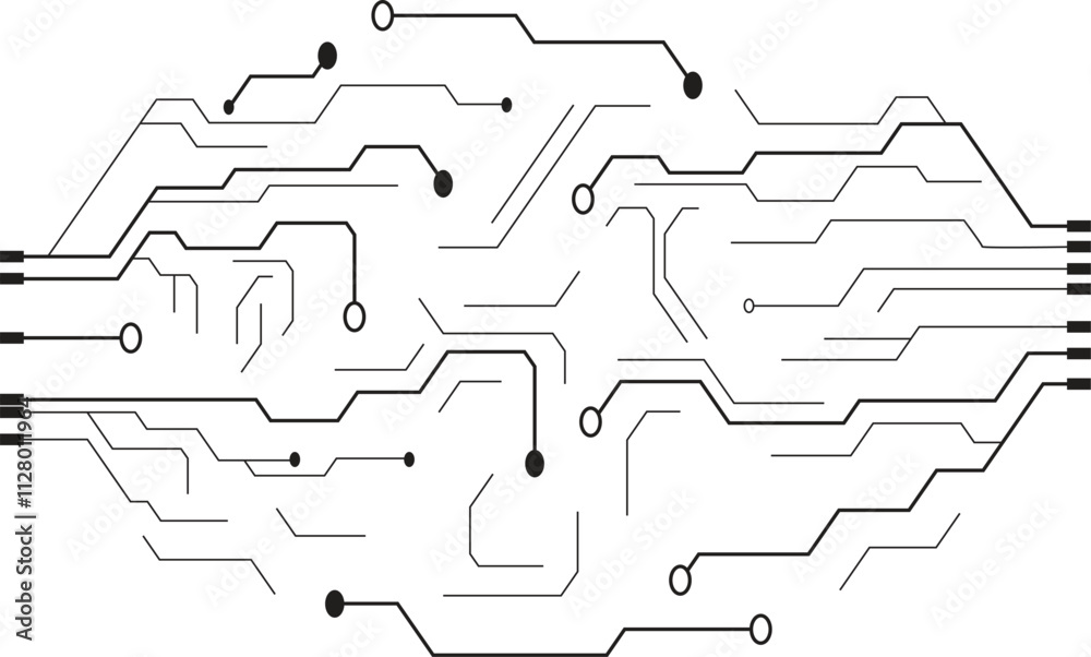 Technology modern design concept. abstract texture background. Dots and lines connection circuit design Technology modern design concept. abstract texture background. Dots and lines connection circuit design