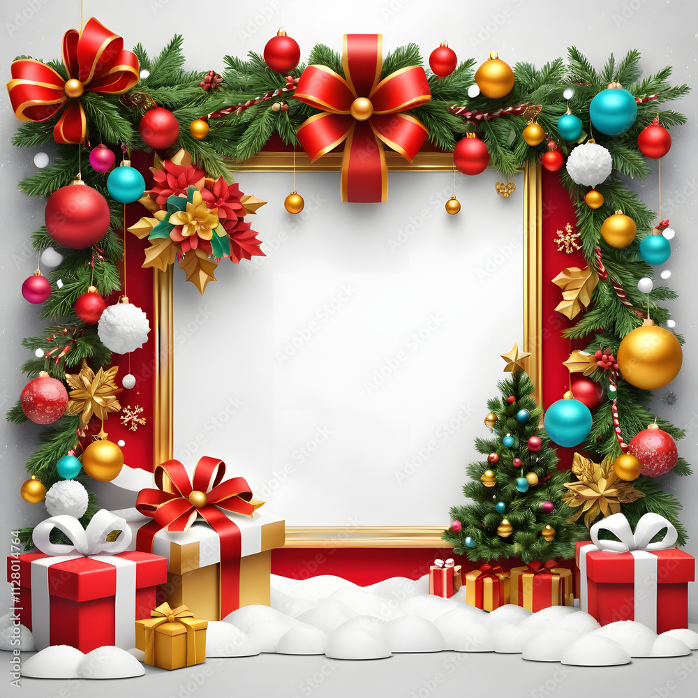 Merry Christmas greetings Happy New Year wishes and Xmas elegant Christmas card, banner, floral frames, gift boxes, Santa Claus, Christmas decor and blank card on a white background. Space for text. Merry Christmas greetings Happy New Year wishes and Xmas elegant Christmas card, banner, floral frames, gift boxes, Santa Claus, Christmas decor and blank card on a white background. Space for text.