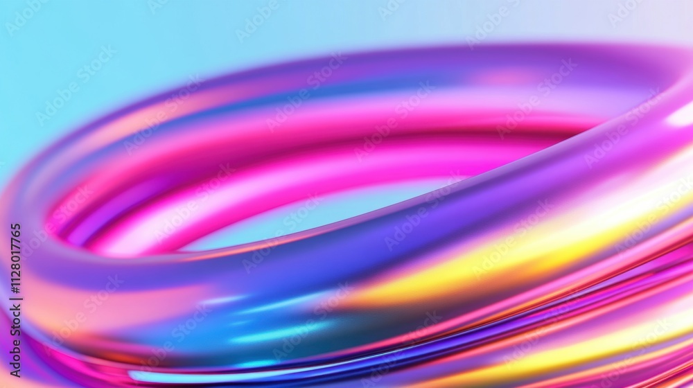 Vibrant neon light swirls blend hues of pink and purple, creating captivating abstract designs ideal for contemporary decor Vibrant neon light swirls blend hues of pink and purple, creating captivating abstract designs ideal for contemporary decor