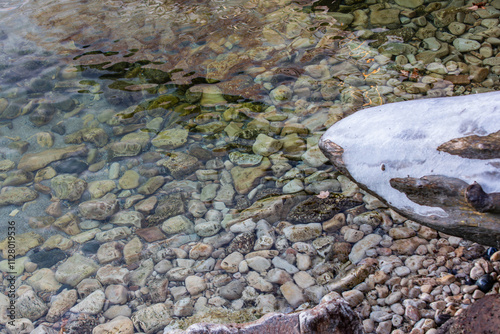 Clear water in lake