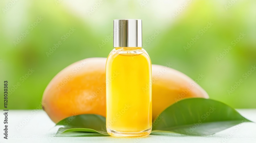 Mango Essential Oil Bottle Tropical Fruit Skincare Beauty Mango Essential Oil Bottle Tropical Fruit Skincare Beauty
