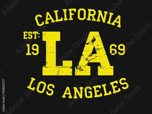 grunge California authentic sport, college league typography, t-shirt graphics, los angeles City t-shirt design, Vintage Sport Wear california T-shirt Design, Athletics Typography. California sport we