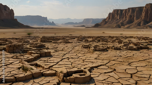 Echoes of Battle in a Drought-Stricken Landscape