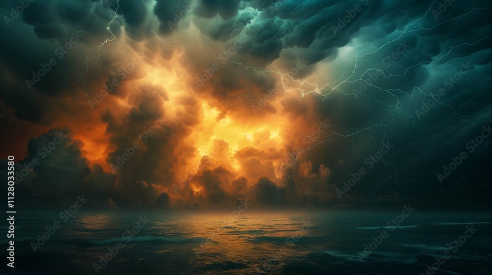Mother Nature's mood ring is on full display. This storm is one for the books. ai generaed Mother Nature's mood ring is on full display. This storm is one for the books. ai generaed