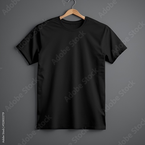 Mock-up of a t-shirt design featuring a vibrant graphic and modern typography on a plain background.