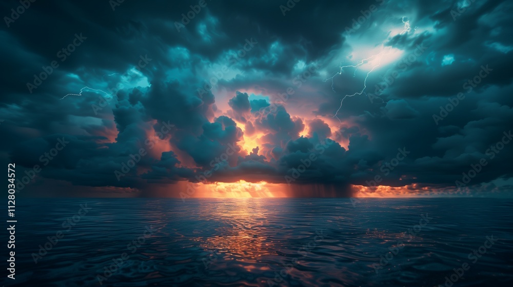 Mother Nature's mood ring is on full display. This storm is one for the books. ai generaed Mother Nature's mood ring is on full display. This storm is one for the books. ai generaed