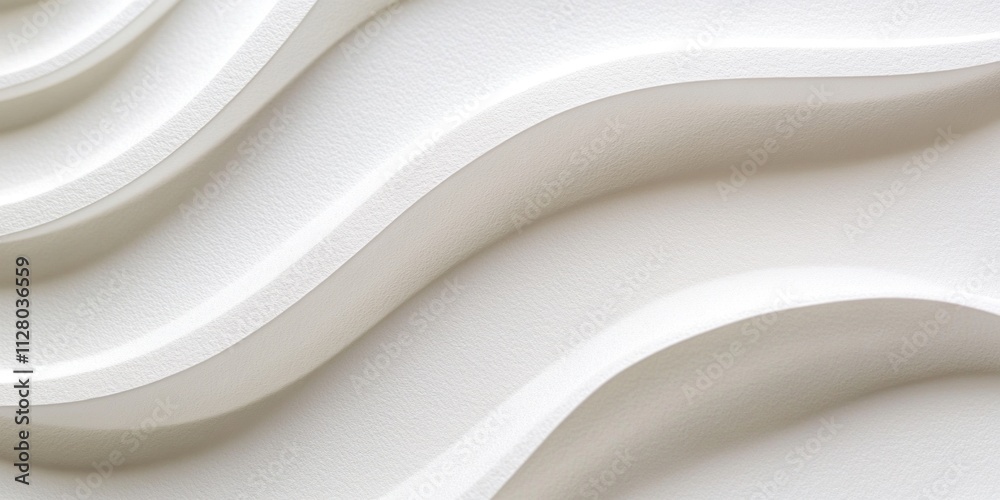 Abstract white wavy pattern background. Abstract white wavy pattern background.