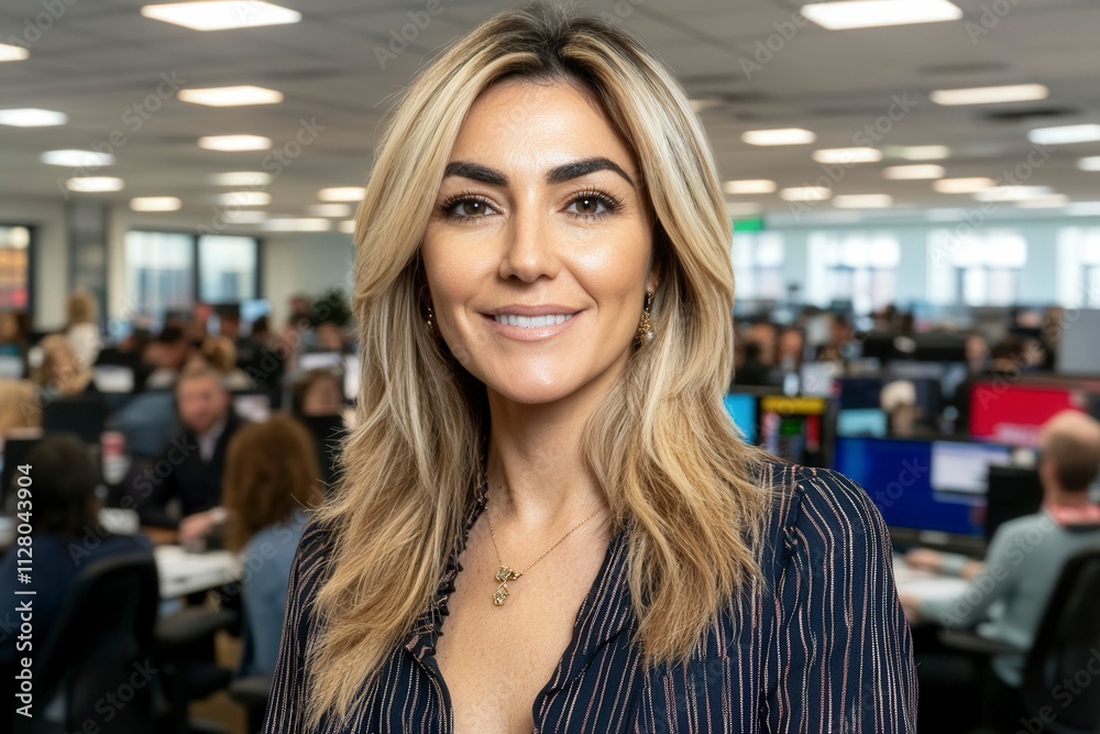 Professional Woman in Modern Office Environment Professional Woman in Modern Office Environment