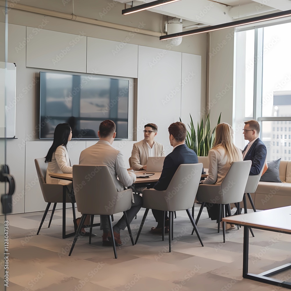 Business meeting on the office Business meeting on the office