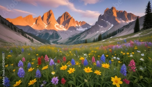 Mountain Background Mount Everest Sunset Sunrise Landscape Natural Beauty Peaks Hills Volcano View