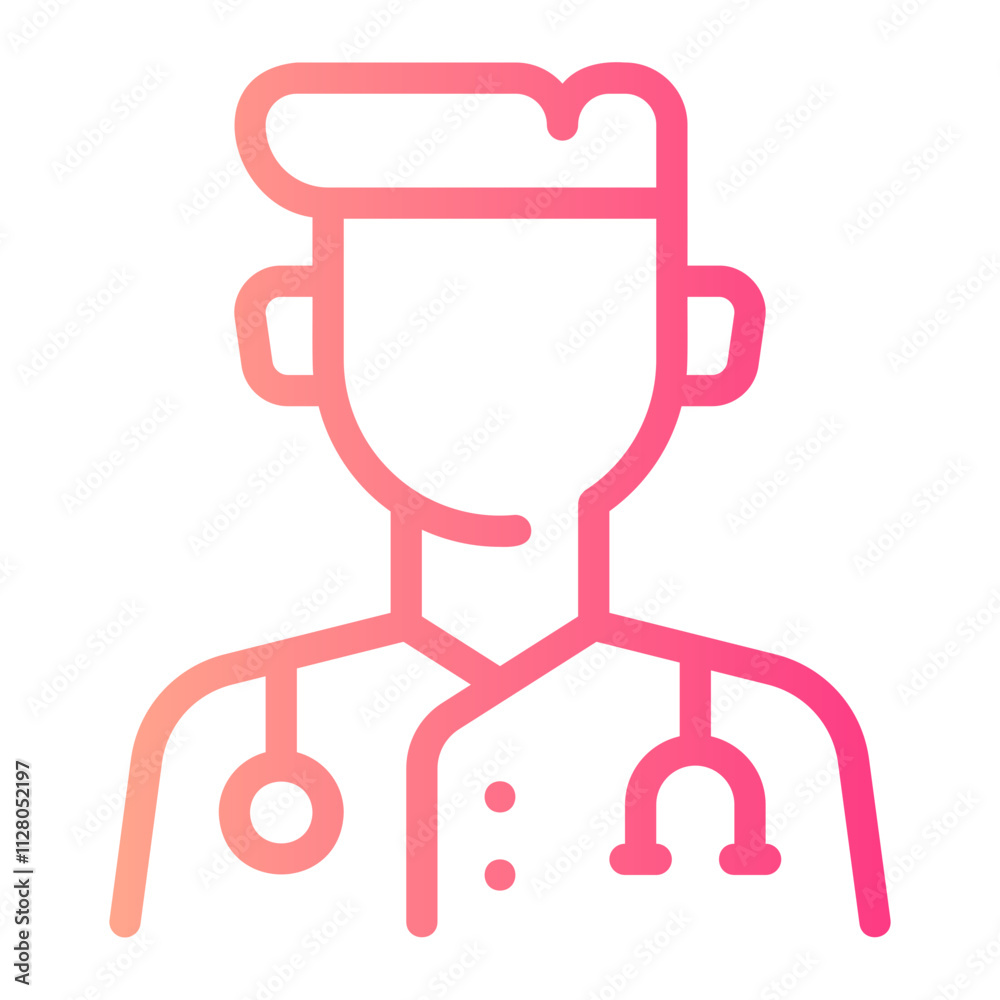 doctor gradient icon