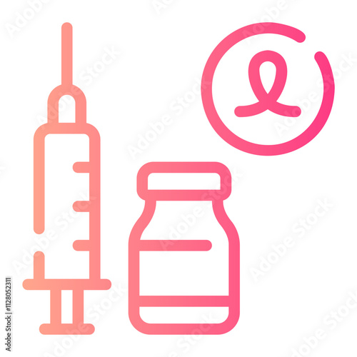 syringe gradient icon