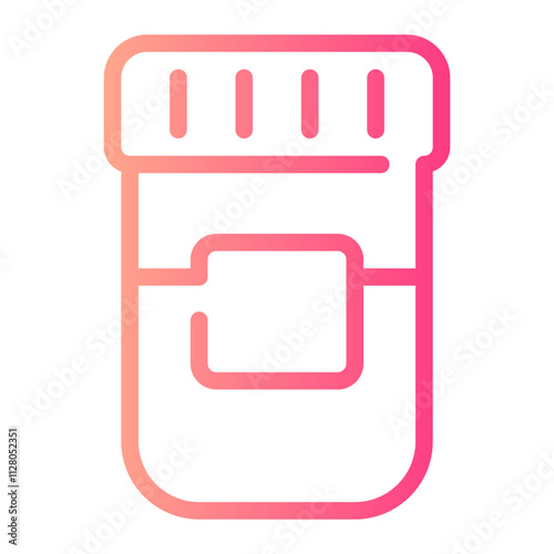 urine sample gradient icon