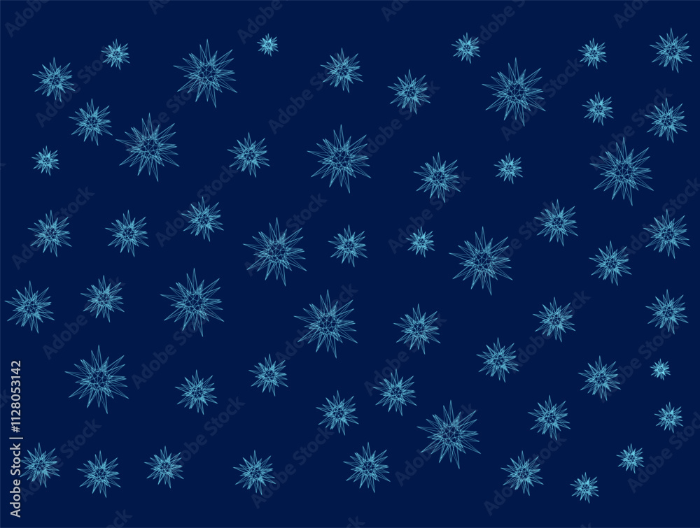 Christmas background of snowflakes of different shapes, sizes. Christmas background of snowflakes of different shapes, sizes.