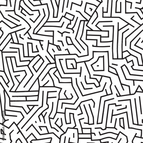 Abstract Black and White Pattern