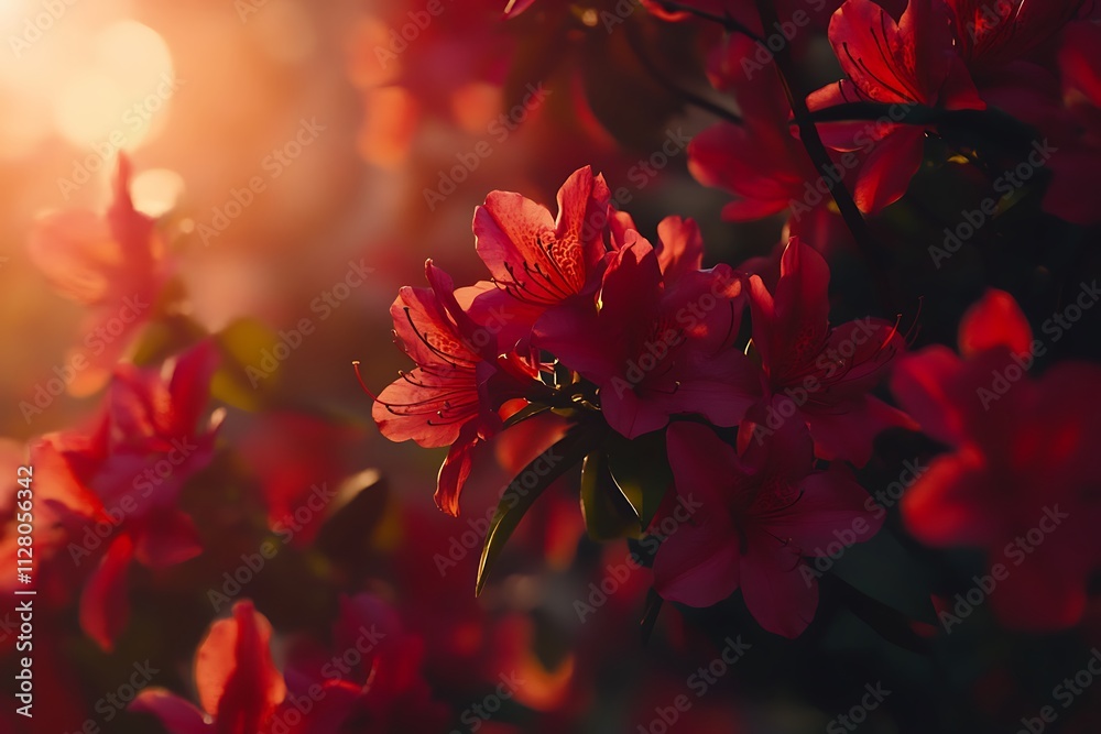 A close-up of vibrant pink flowers illuminated by soft sunlight, creating a serene atmosphere. A close-up of vibrant pink flowers illuminated by soft sunlight, creating a serene atmosphere.